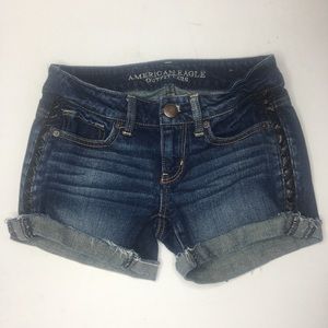 American Eagle Outfitters cutoff jean shorts